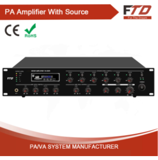350W 6 Zone Mixer Amplifier with Mp3 & FM   FA-350R